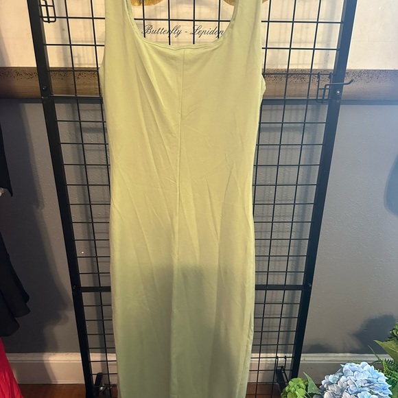 OGL Women's Midi Dress in Light Green - Picture 3 of 6
